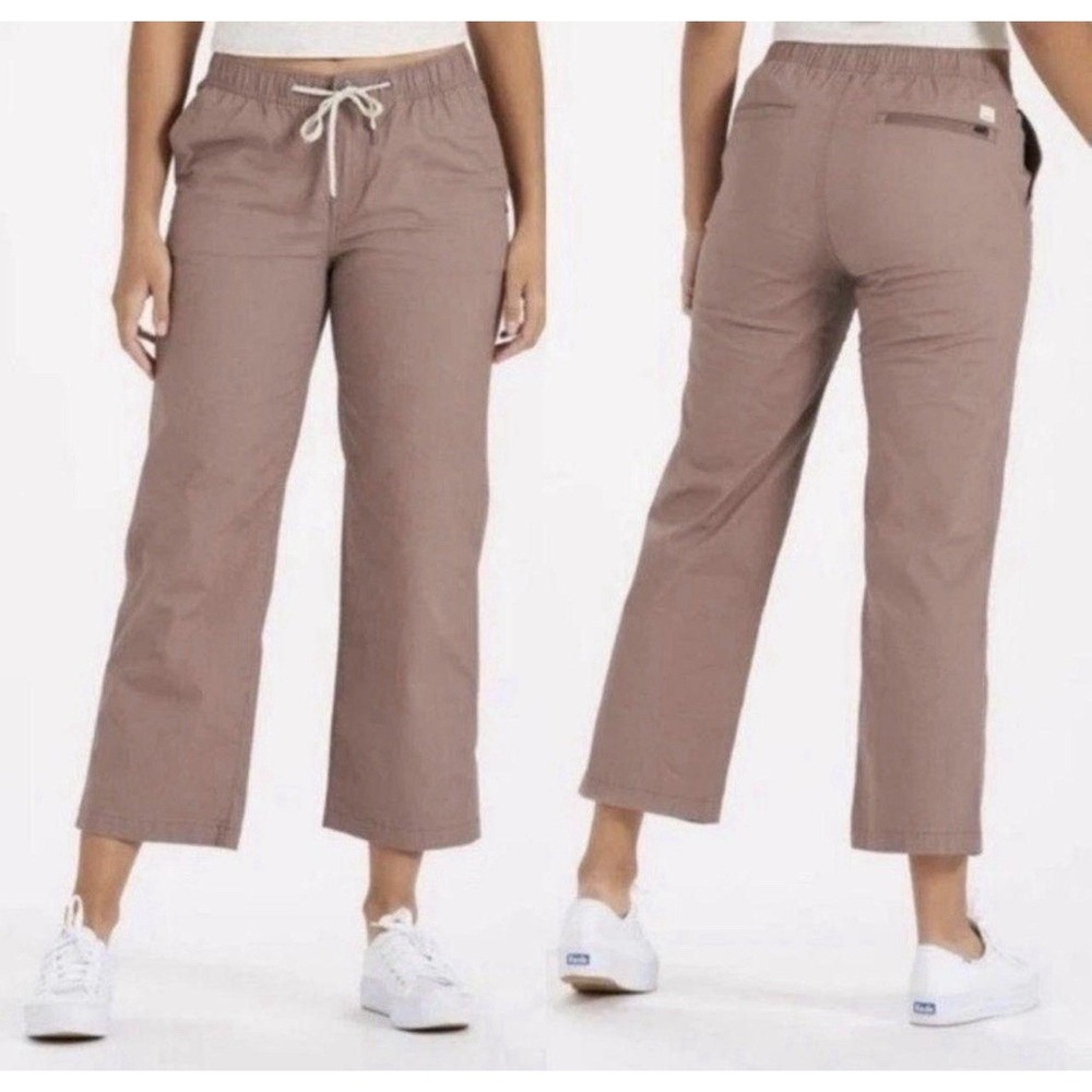 Vuori Ripstop Wide Leg Pants Dusty Rose Mauve VW416 Medium Womens